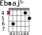 Ebmaj5- para guitarra - versión 2