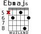 Ebmaj6 para guitarra - versión 2