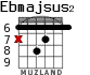 Ebmajsus2 para guitarra - versión 2