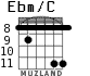 Ebm/C para guitarra - versión 3