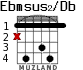 Ebmsus2/Db para guitarra - versión 2