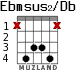 Ebmsus2/Db para guitarra - versión 3