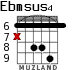 Ebmsus4 para guitarra - versión 1