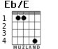 Eb/E para guitarra - versión 1