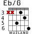 Eb/G para guitarra - versión 4