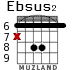 Ebsus2 para guitarra - versión 2