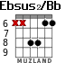 Ebsus2/Bb para guitarra - versión 4