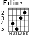 Edim7 para guitarra - versión 3