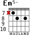 Em5- para guitarra - versión 8