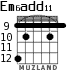 Em6add11 para guitarra - versión 7