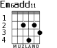 Em6add11 para guitarra - versión 1