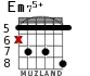 Em75+ para guitarra - versión 6