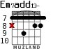 Em7add13- para guitarra - versión 5
