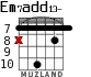 Em7add13- para guitarra - versión 6
