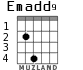 Emadd9 para guitarra - versión 2