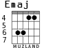 Emaj para guitarra - versión 3