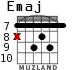 Emaj para guitarra - versión 5