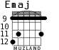 Emaj para guitarra - versión 6