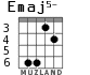 Emaj5- para guitarra - versión 3