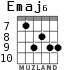 Emaj6 para guitarra - versión 5