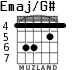 Emaj/G# para guitarra - versión 3
