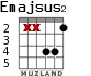 Emajsus2 para guitarra - versión 2