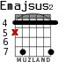 Emajsus2 para guitarra - versión 4