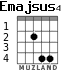 Emajsus4 para guitarra - versión 2