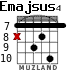 Emajsus4 para guitarra - versión 6