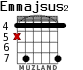 Emmajsus2 para guitarra - versión 4