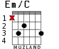 Em/C para guitarra - versión 2