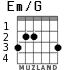Em/G para guitarra - versión 2
