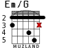 Em/G para guitarra - versión 3
