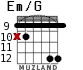Em/G para guitarra - versión 8