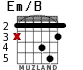 Em/B para guitarra - versión 2