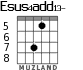 Esus4add13- para guitarra - versión 3