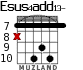 Esus4add13- para guitarra - versión 5