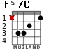 F5-/C para guitarra - versión 2