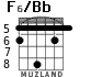 F6/Bb para guitarra - versión 5