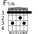 F7/6 para guitarra - versión 1