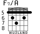 F7/A para guitarra - versión 3