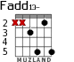Fadd13- para guitarra - versión 3