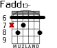 Fadd13- para guitarra - versión 4