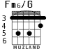 Fm6/G para guitarra - versión 3