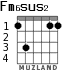 Fm6sus2 para guitarra