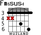 Fm6sus4 para guitarra - versión 4