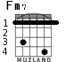 Fm7 para guitarra