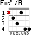 Fm75-/B para guitarra - versión 3