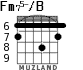 Fm75-/B para guitarra - versión 5