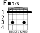 Fm7/6 para guitarra